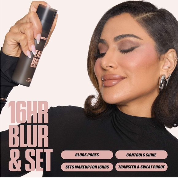 4/$30 Bundle HUDA Beauty🌸Easy Bake Blurring Liquid Setting Spray Mini Sample NIB - Picture 3 of 8